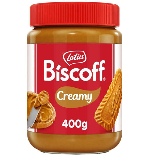 کرم بیسکویت بیسکوف لوتوس مدل Creamy حجم 400 گرم