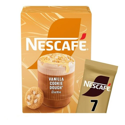 قهوه فوری نسکافه مدل کوکی وانیلی بسته 7 عددی Nescafe