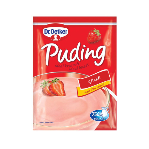 پودر پودینگ توت فرنگی دکتر اوتکر Dr.Oetker - بسته 120 گرمی