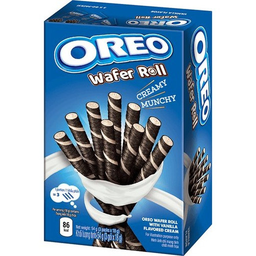 ویفر رولی اورئو OREO با مغز وانیل 54 گرمی