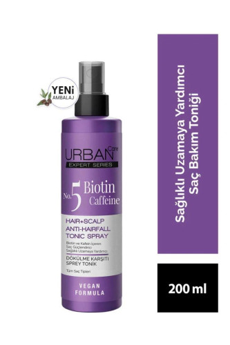 اسپری تونیک ضد ریزش مو بیوتین و کافئین اربن کر Urban care حجم 200 میلی لیتر