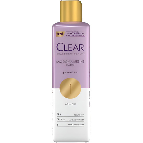 شامپو ضد ریزش و ضد شوره تخصصی زنانه کلیر Clear مدل Intensive Scalp حجم 300 میل