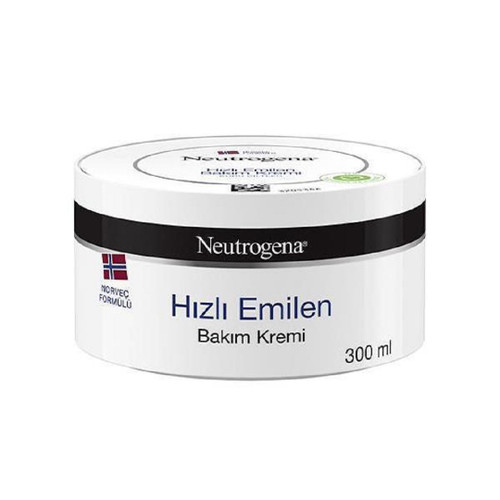 کرم مرطوب کننده زود جذب نوتروژینا مدل Hizli Emilen حجم 300 میل