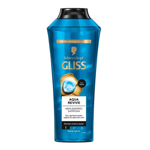 شامپو گلیس Gliss مدل AQUA REVIVE حجم 500 میل