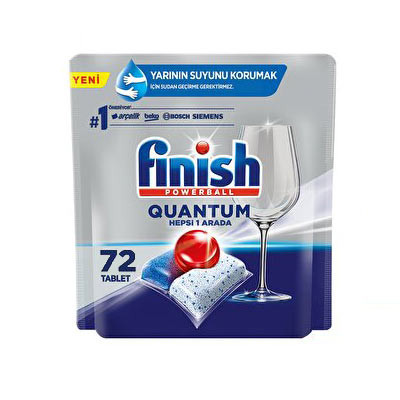 قرص ماشین ظرفشویی فینیش finish کوانتوم ۷۲ عددی