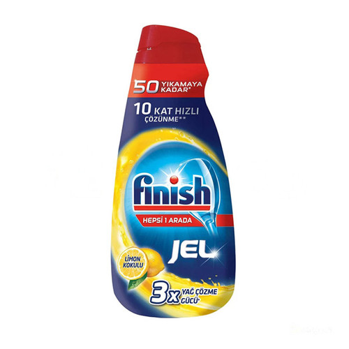 ژل ماشین ظرفشویی فینیش finish رایحه لیمو ۱۰۰۰ میل