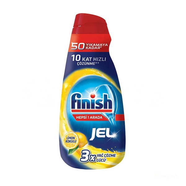 ژل ماشین ظرفشویی فینیش finish رایحه لیمو ۱۰۰۰ میل