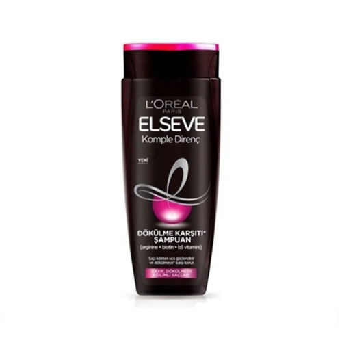 شامپو لورال Loreal مشکی ضد ریزش مو مدل komple Direnç حجم ۳۶۰ میل