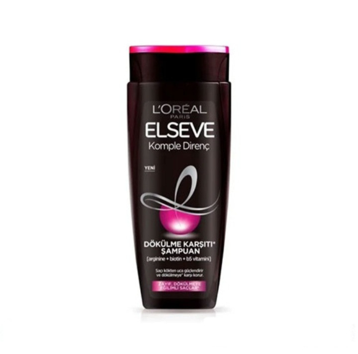 شامپو لورال Loreal مشکی ضد ریزش مو مدل komple Direnç حجم ۳۶۰ میل